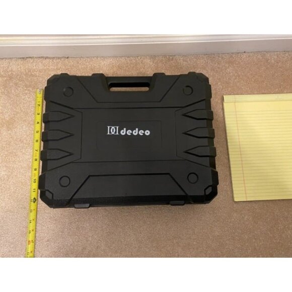 Tool Set with Drill, Cordless Hammer Drill Tool Kit 110Pcs Household Power Tool - Picture 2 of 2